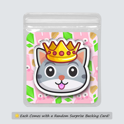Fridge Magnet: King Kitty