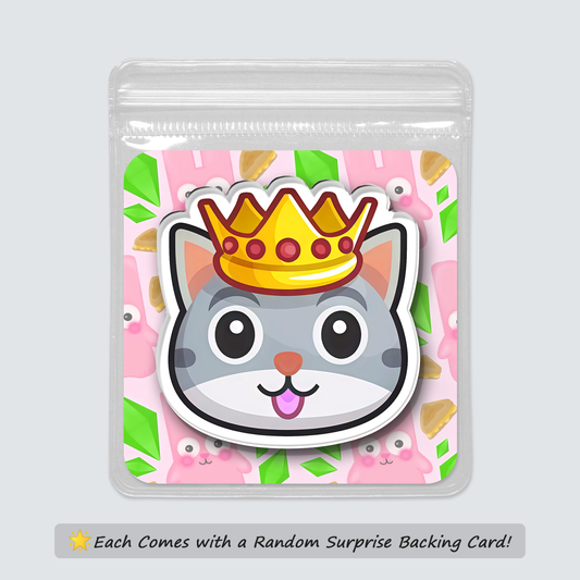 Fridge Magnet: King Kitty