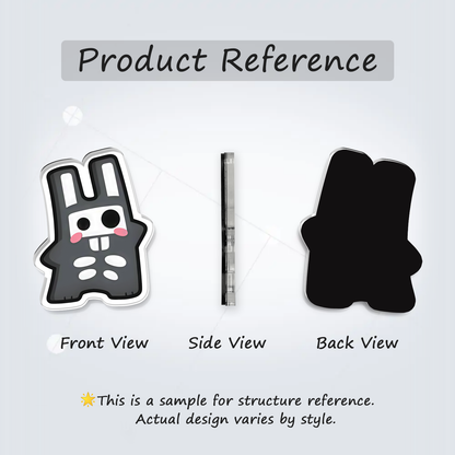 Fridge Magnet: Skeleton Freezer Bunny