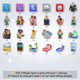 Fridge Magnet Set (Pick 5 – Please leave a note with your choices)