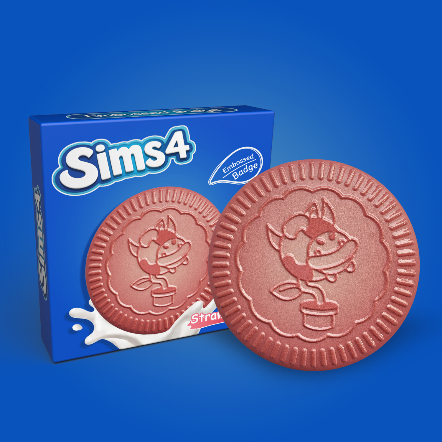 Embossed Badge: Cowplant