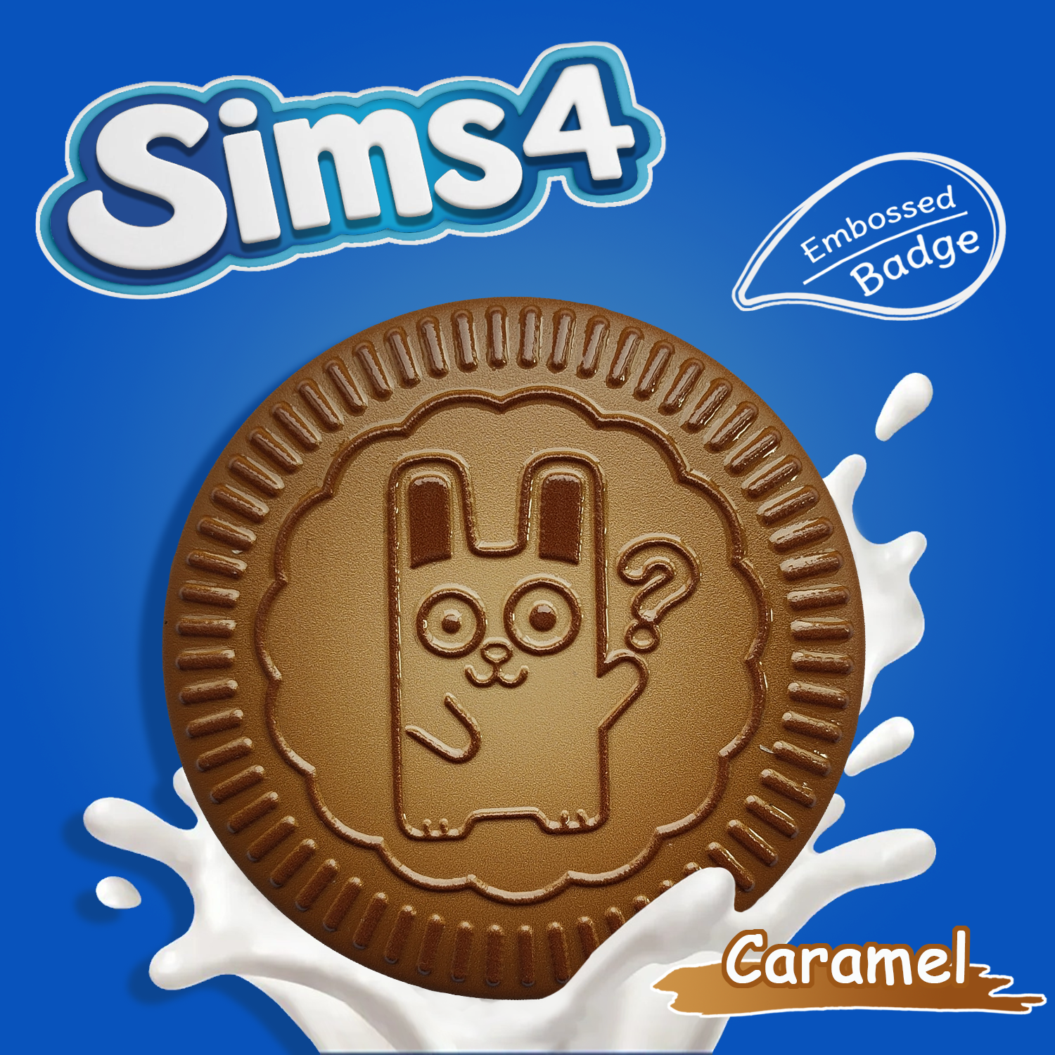 Embossed Badge: Freezer Bunny