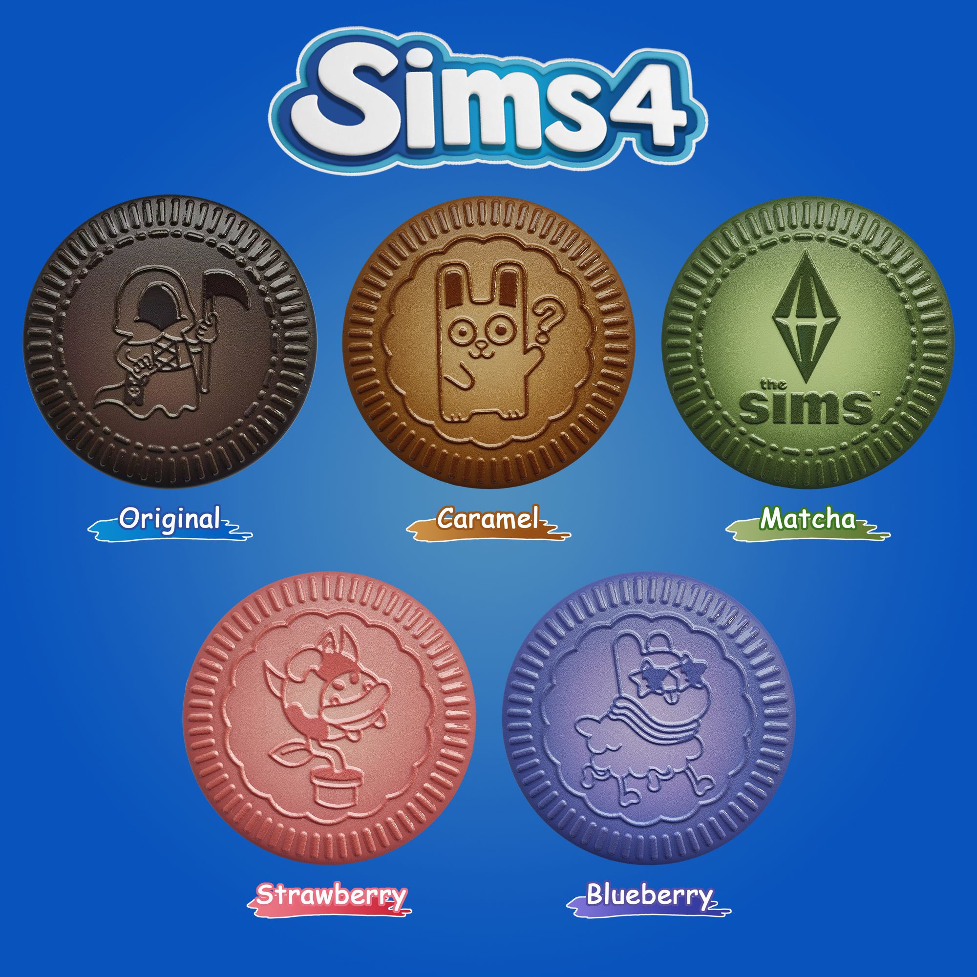 Embossed Badge Set (5-Pack)