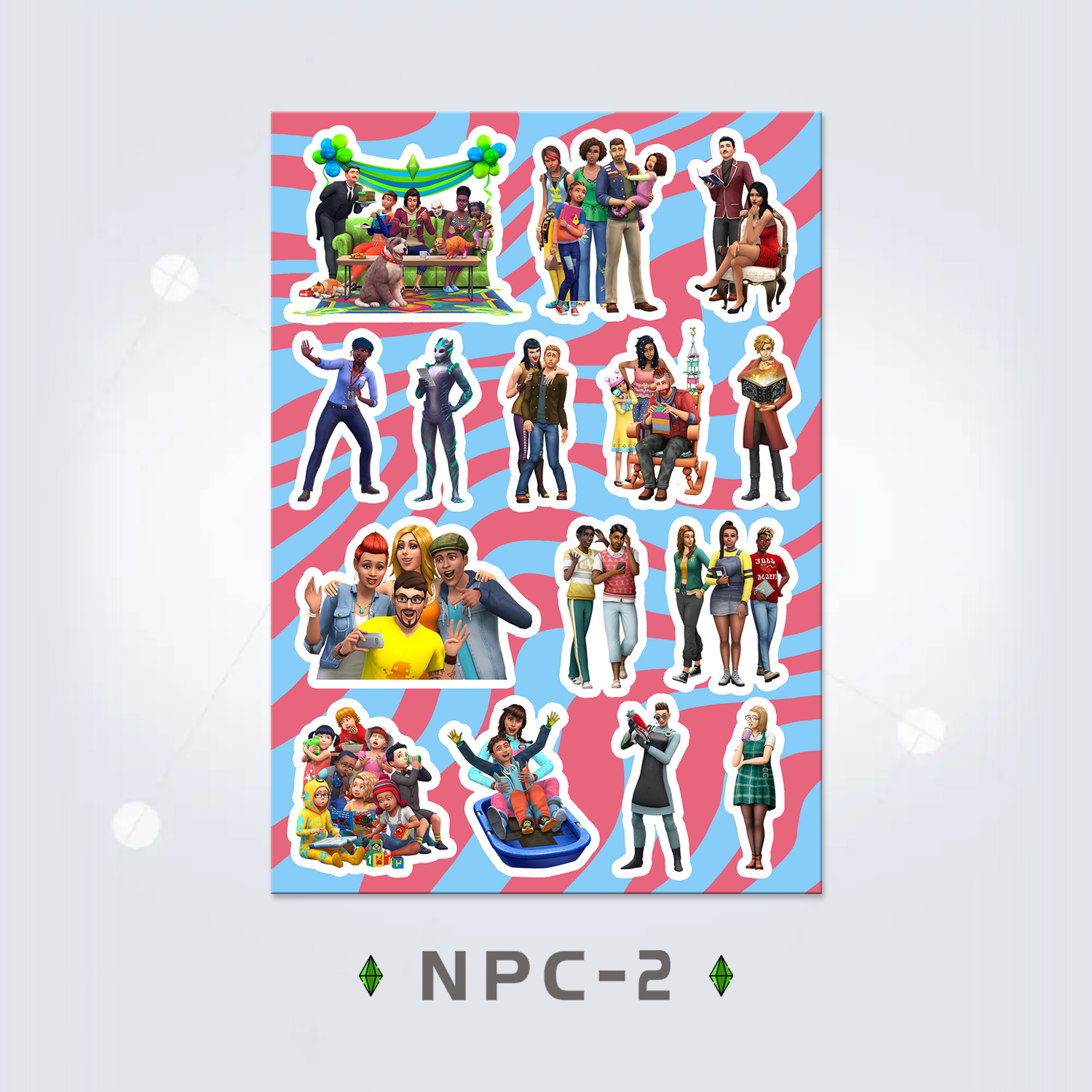 Sticker Sheet: NPC 2