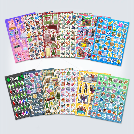 Sticker Sheet Set 12 Sheets