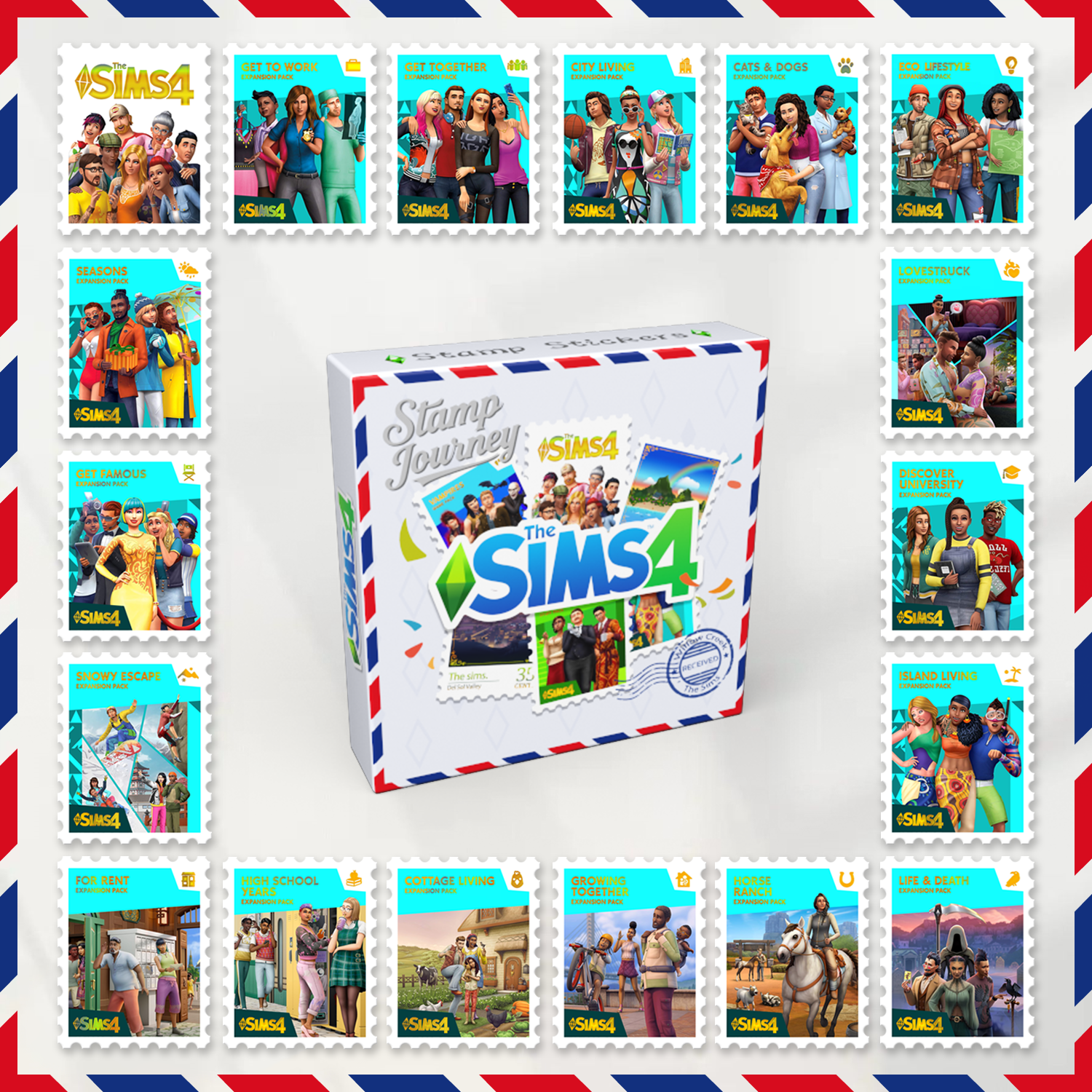 Stamp Stickers: Expansion Packs (19 Pcs)