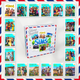 Stamp Stickers: Expansion Packs (19 Pcs)