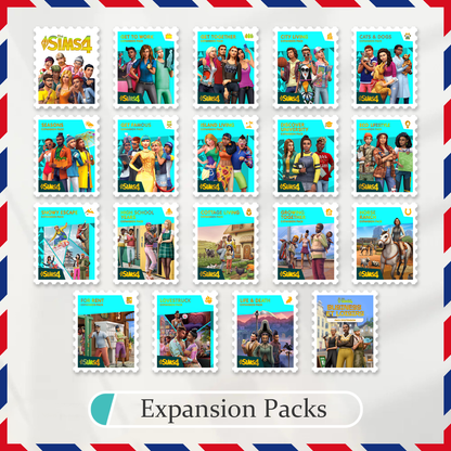 Stamp Stickers: Expansion Packs (19 Pcs)