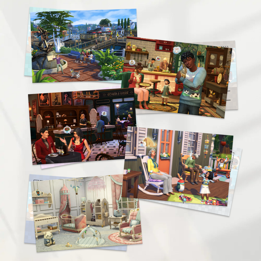 The Sims Postcards