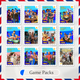 Stamp Stickers: Game Packs (12 Pcs)