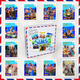 Stamp Stickers: Game Packs (12 Pcs)