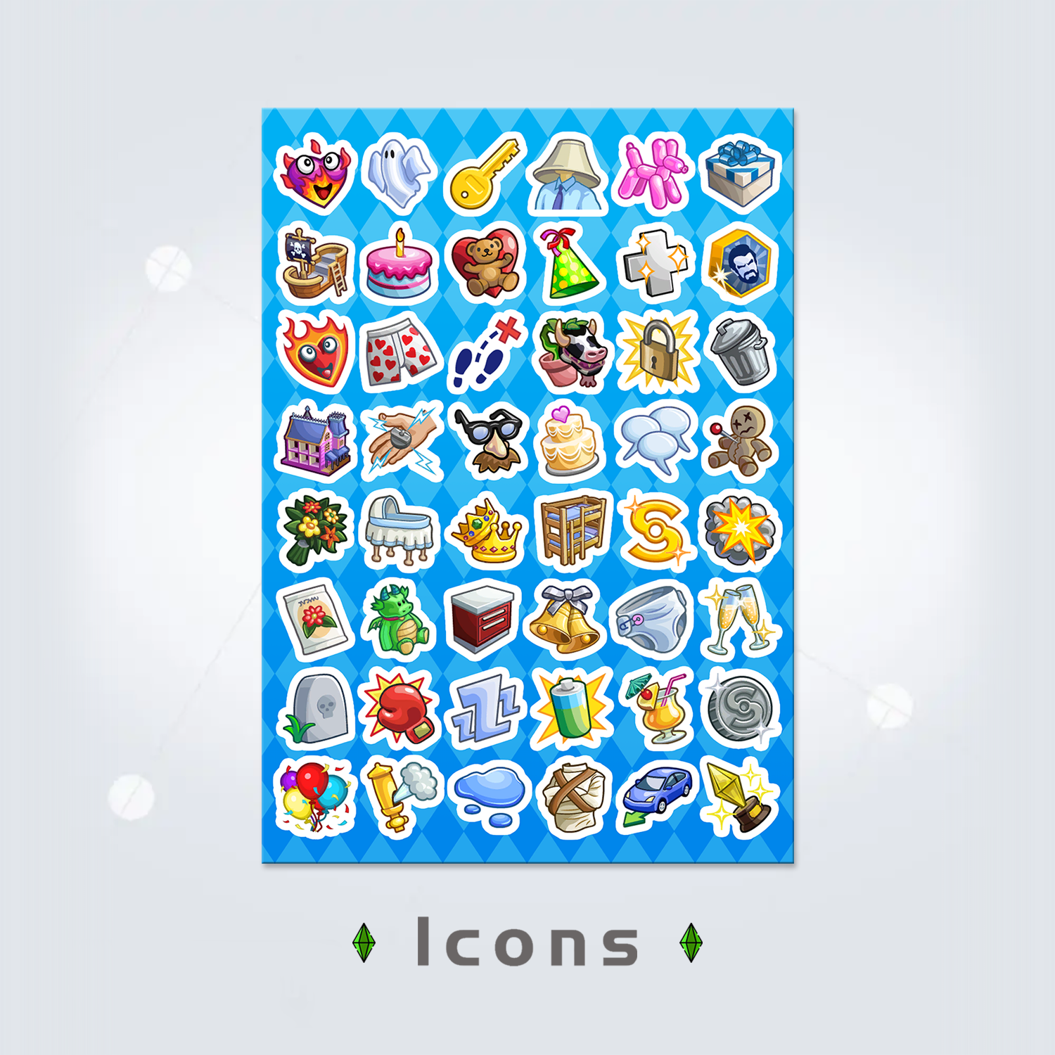 Sticker Sheet: Icons