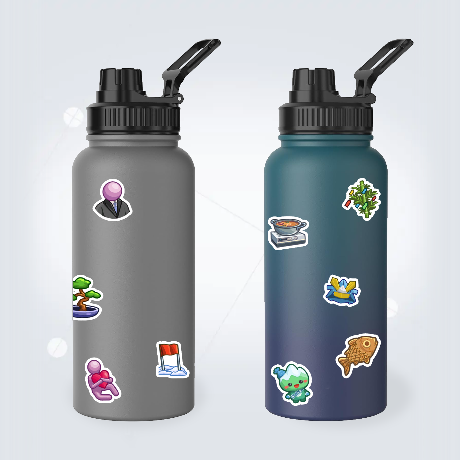 Sticker Sheet: Snowy Escape