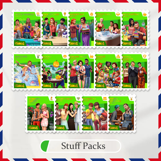Stamp Stickers: Stuff Packs (14 Pcs)