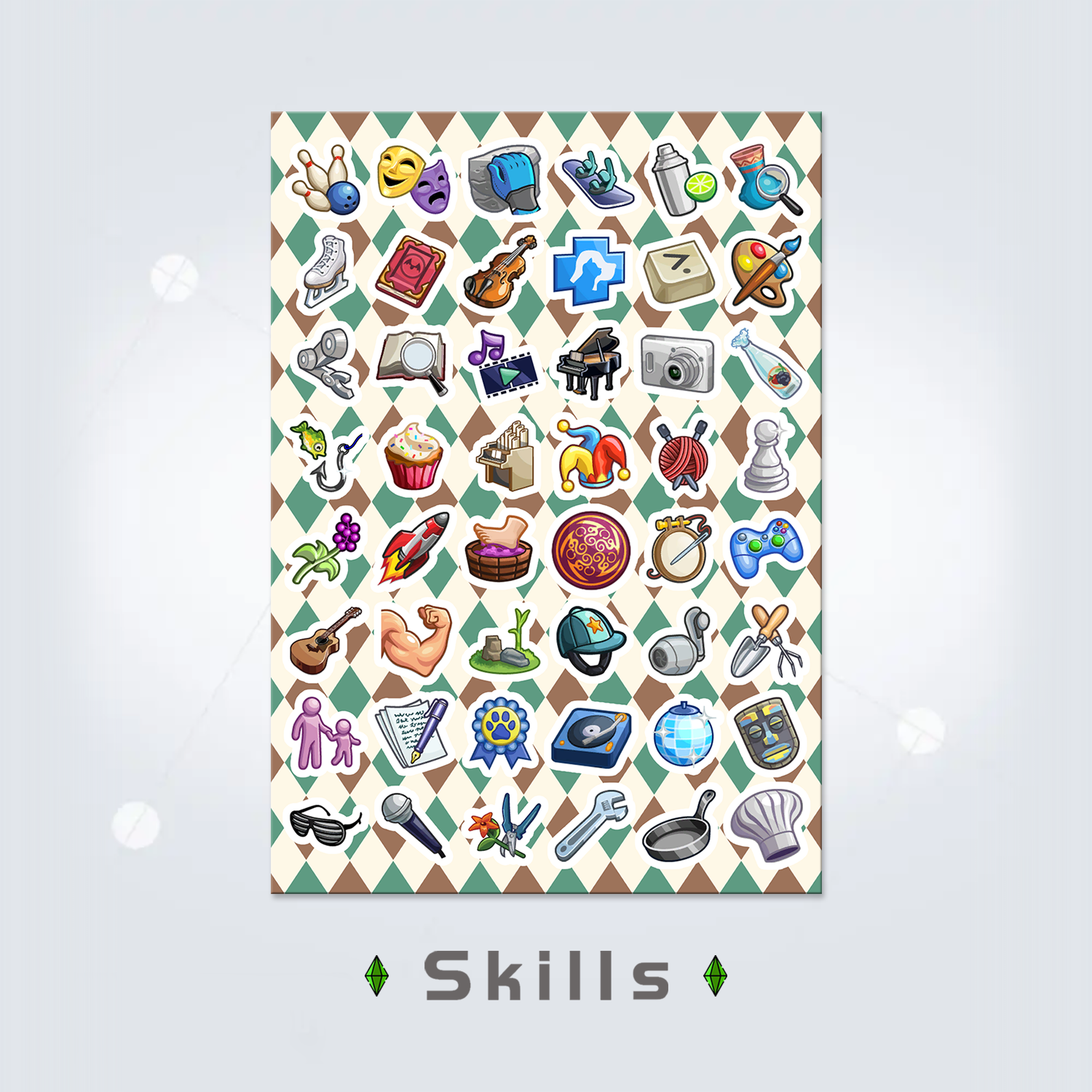 Sticker Sheet: Skills