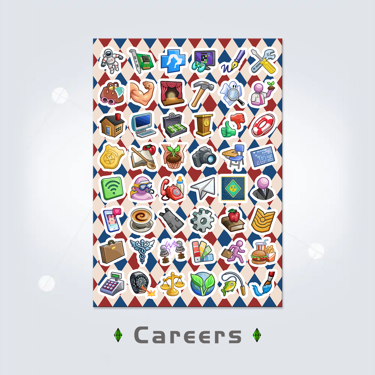 Sticker Sheet: Careers