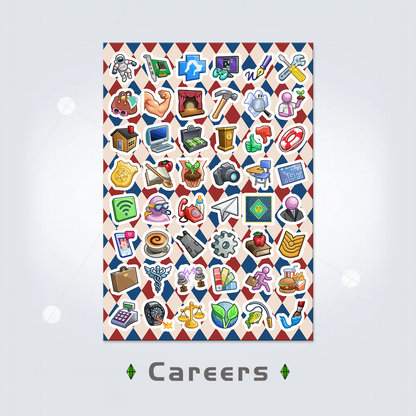 Sticker Sheet: Careers
