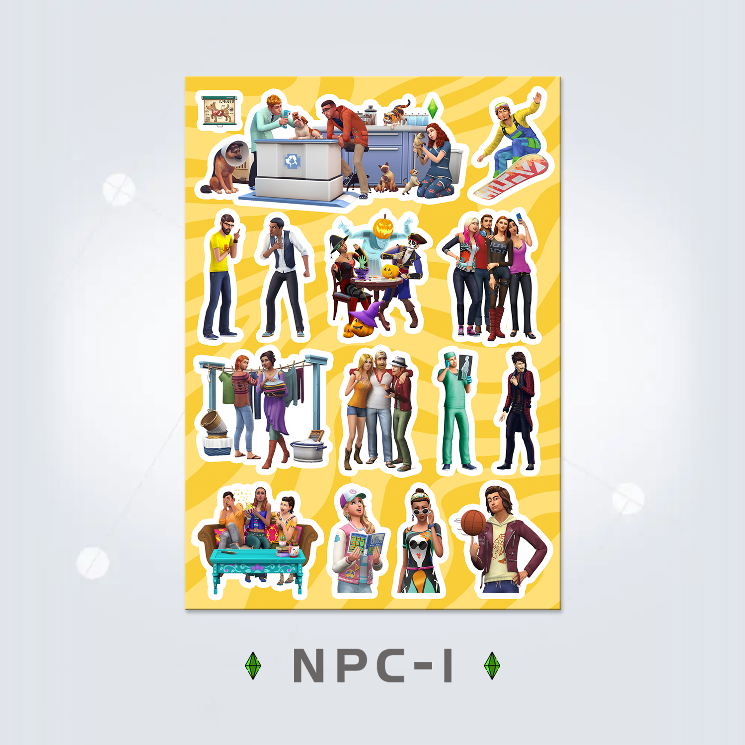 Sticker Sheet: NPC 1