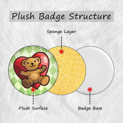 Plush Badge: Teddy