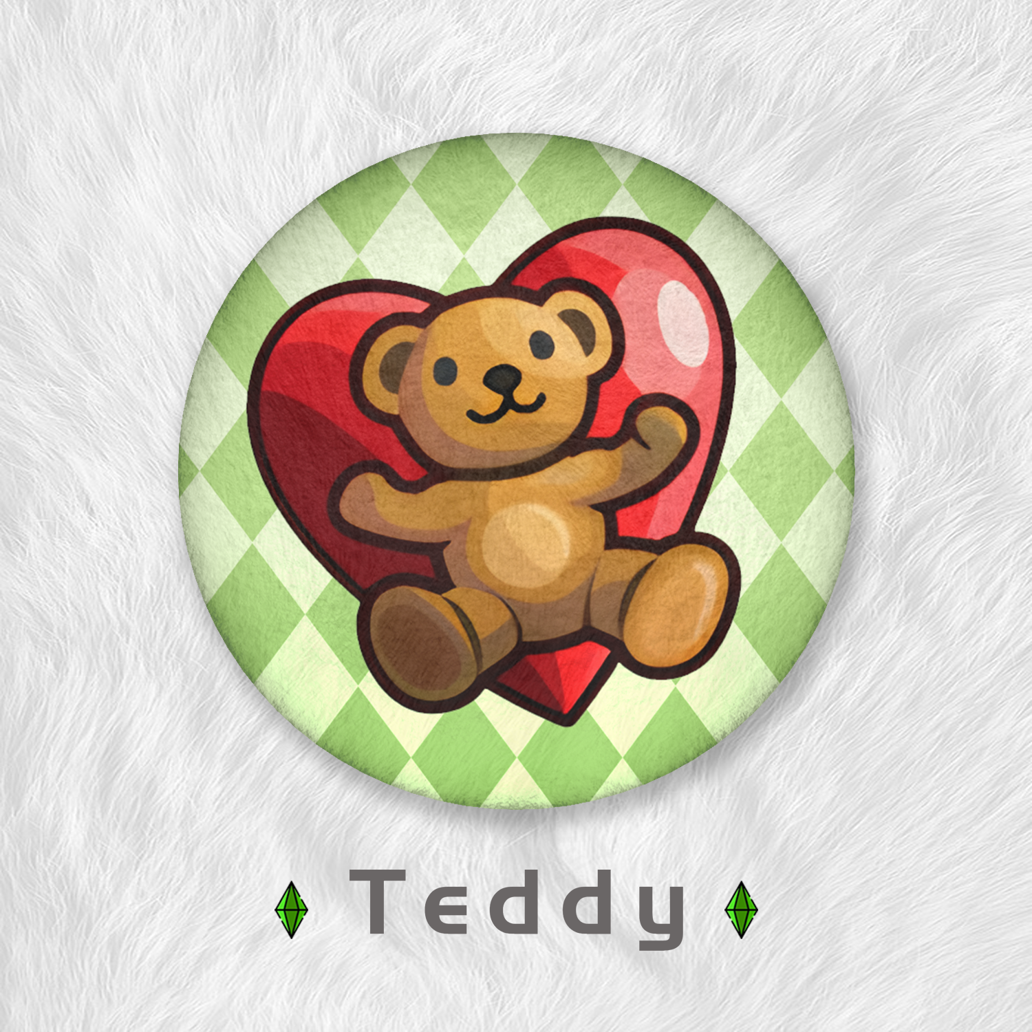 Plush Badge: Teddy