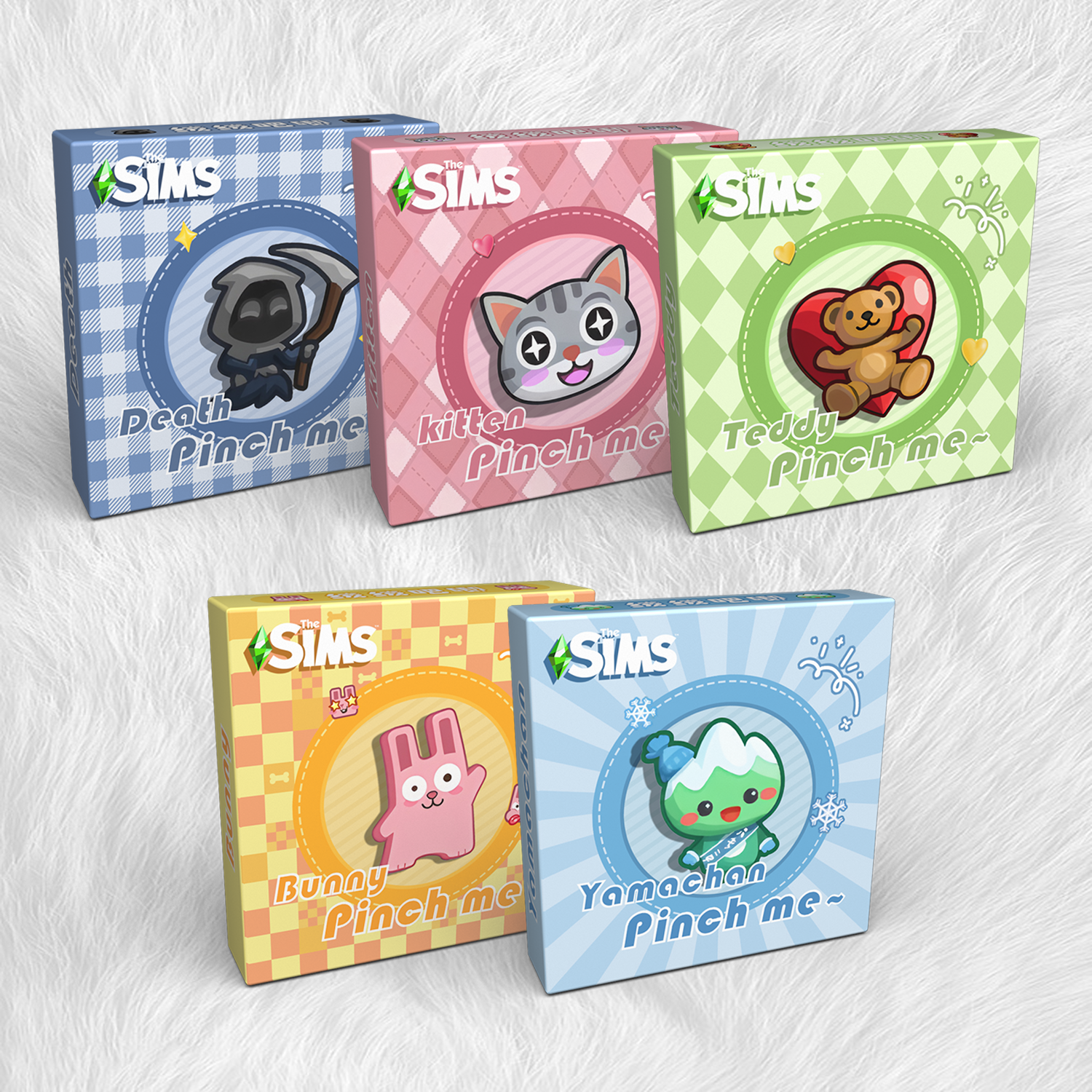 Plush Badge Set (5-Pack)