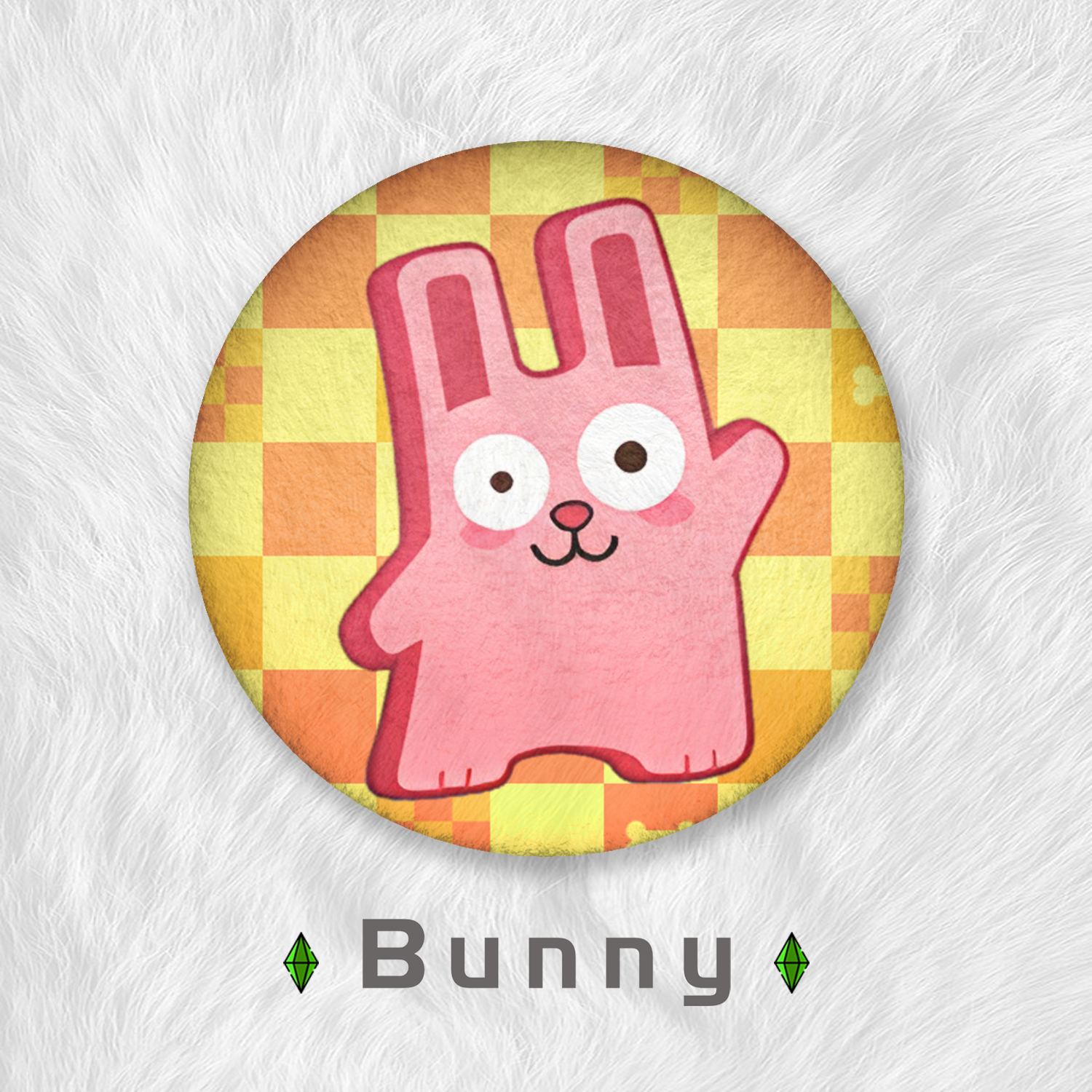 Plush Badge: Bunny