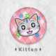 Plush Badge: Kitten