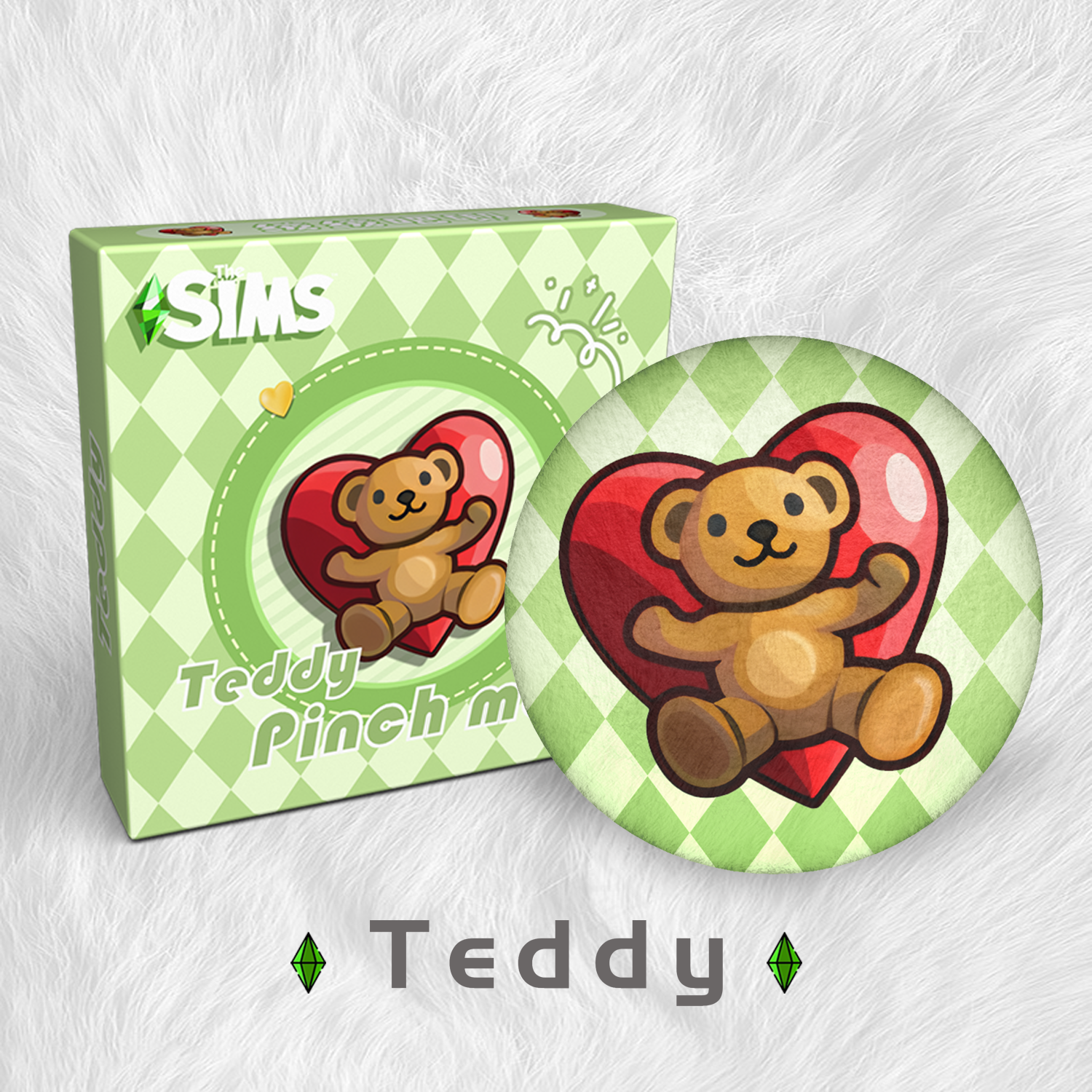 Plush Badge: Teddy