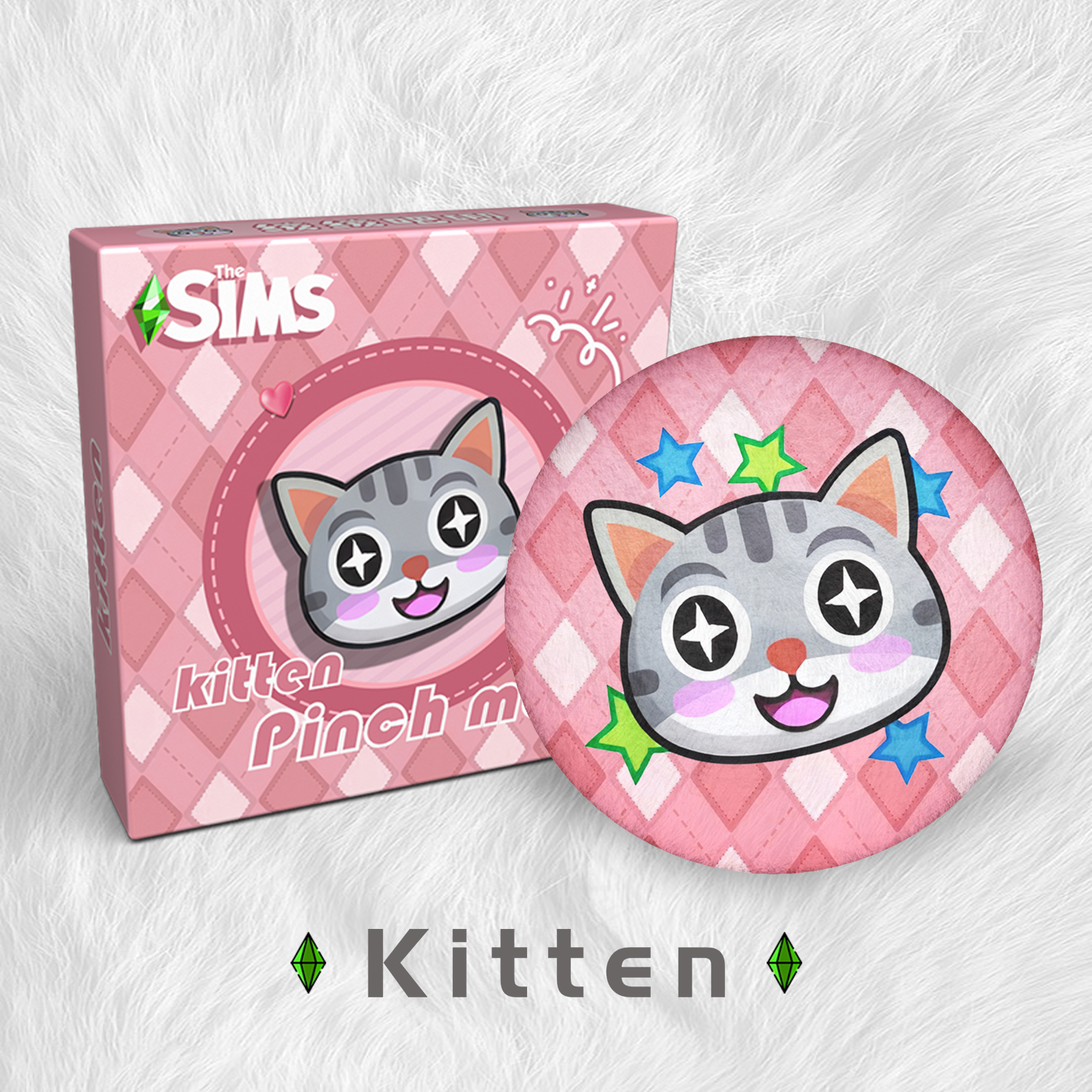 Plush Badge: Kitten