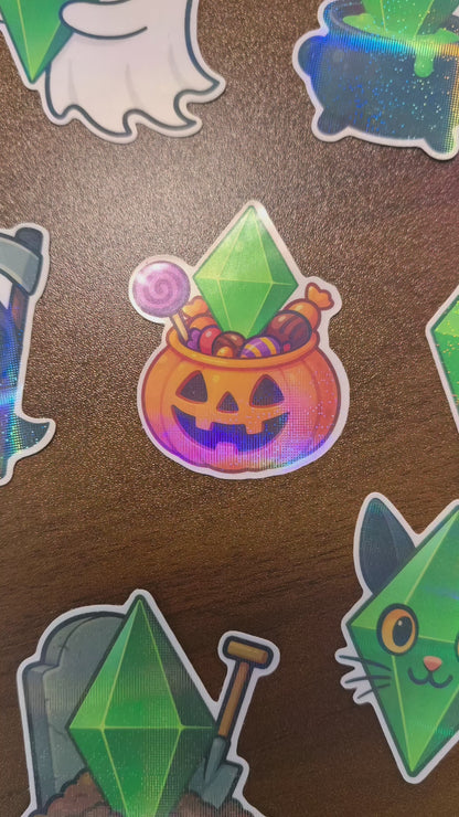 Halloween Crystal Inspiration Sticker Pack (10 pcs)